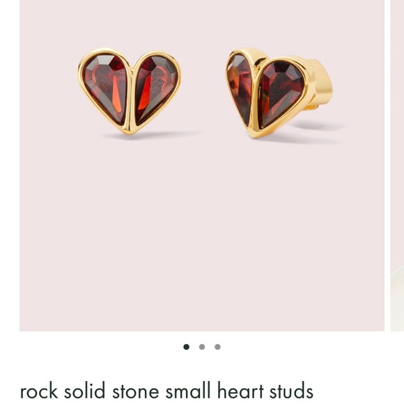 NWT Kate Spade Heart Stud Earrings - Picture 1 of 4